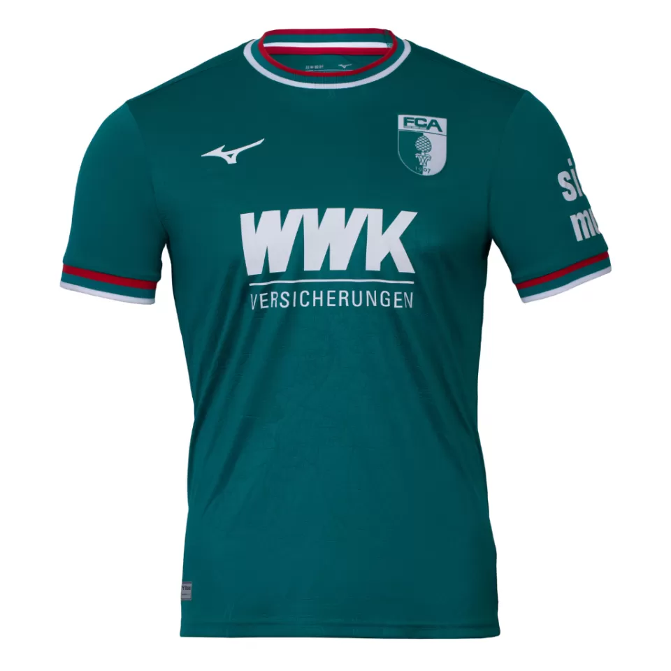 Mizuno Tops>AUGSBURG AWAY JERSEY 24/25 MEN TealGreen