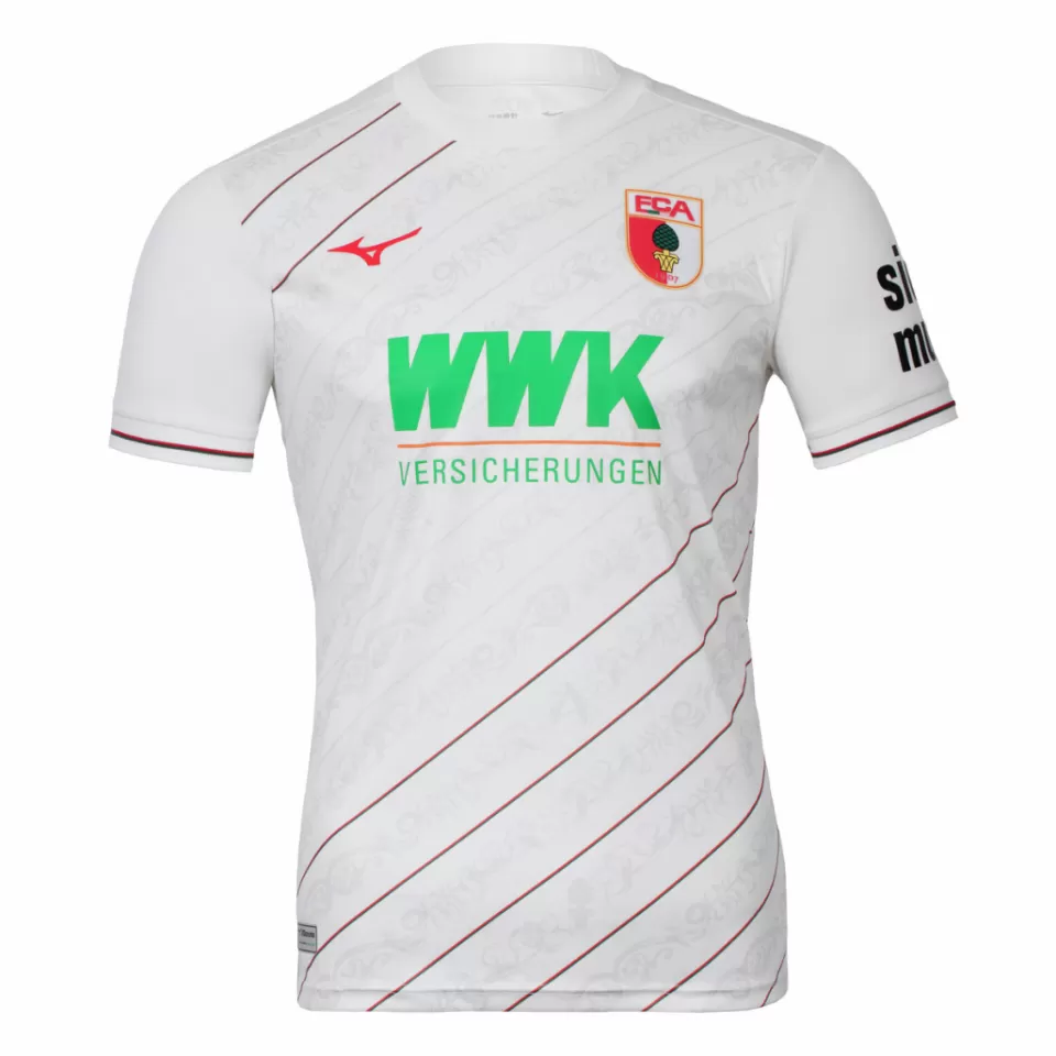 Mizuno Tops>AUGSBURG HOME JERSEY 24/25 MEN OffWhite