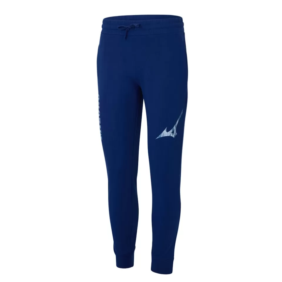 Mizuno Bottoms>BRUSH PRINT LOGOS TRAINING LONG PANTS MEN