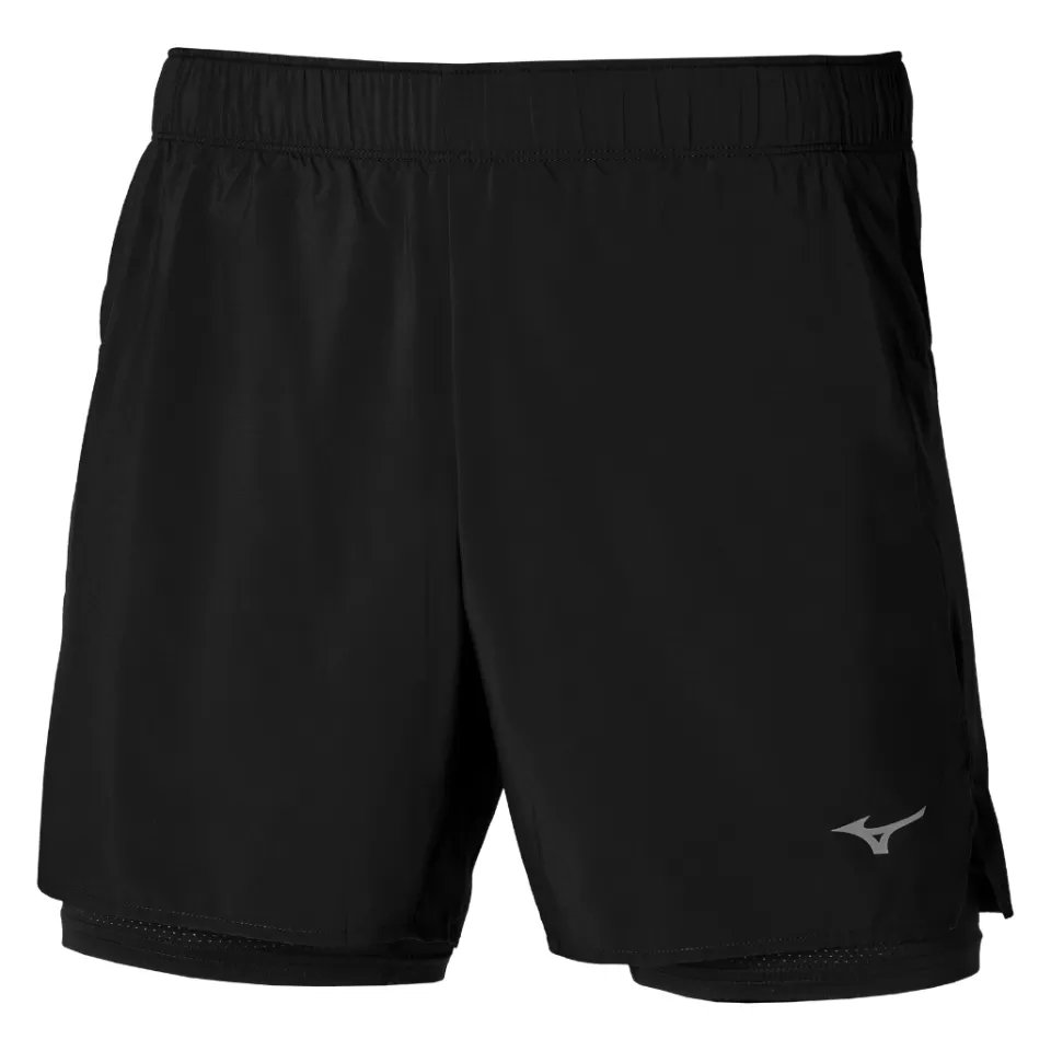 Mizuno Bottoms>CORE 5.5 2IN1 SHORTS MEN Black