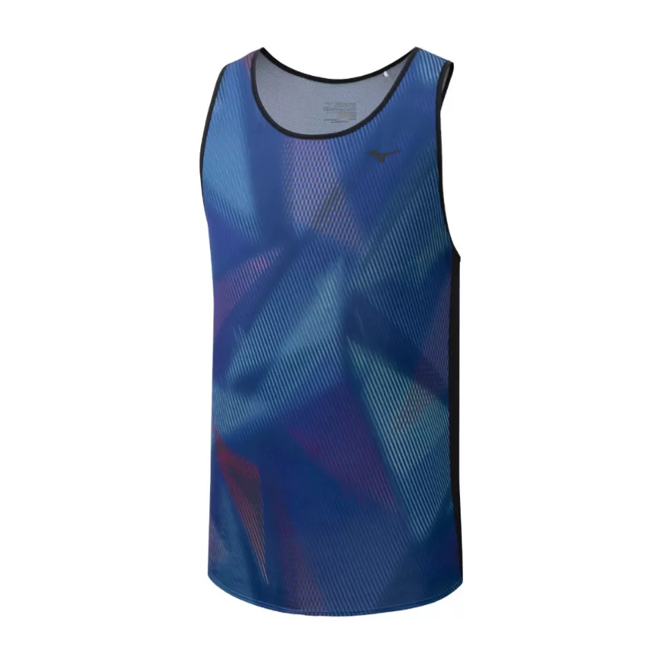 Mizuno Tops>DRY AEROFLOW PRINTED TANK MEN