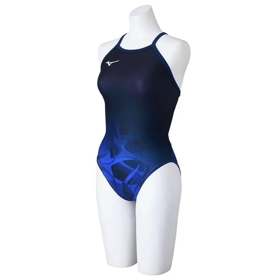 Mizuno Swimwear>EXER SUITS MEDIUM CUT FOR SWIMMING PRACTICE WOMEN