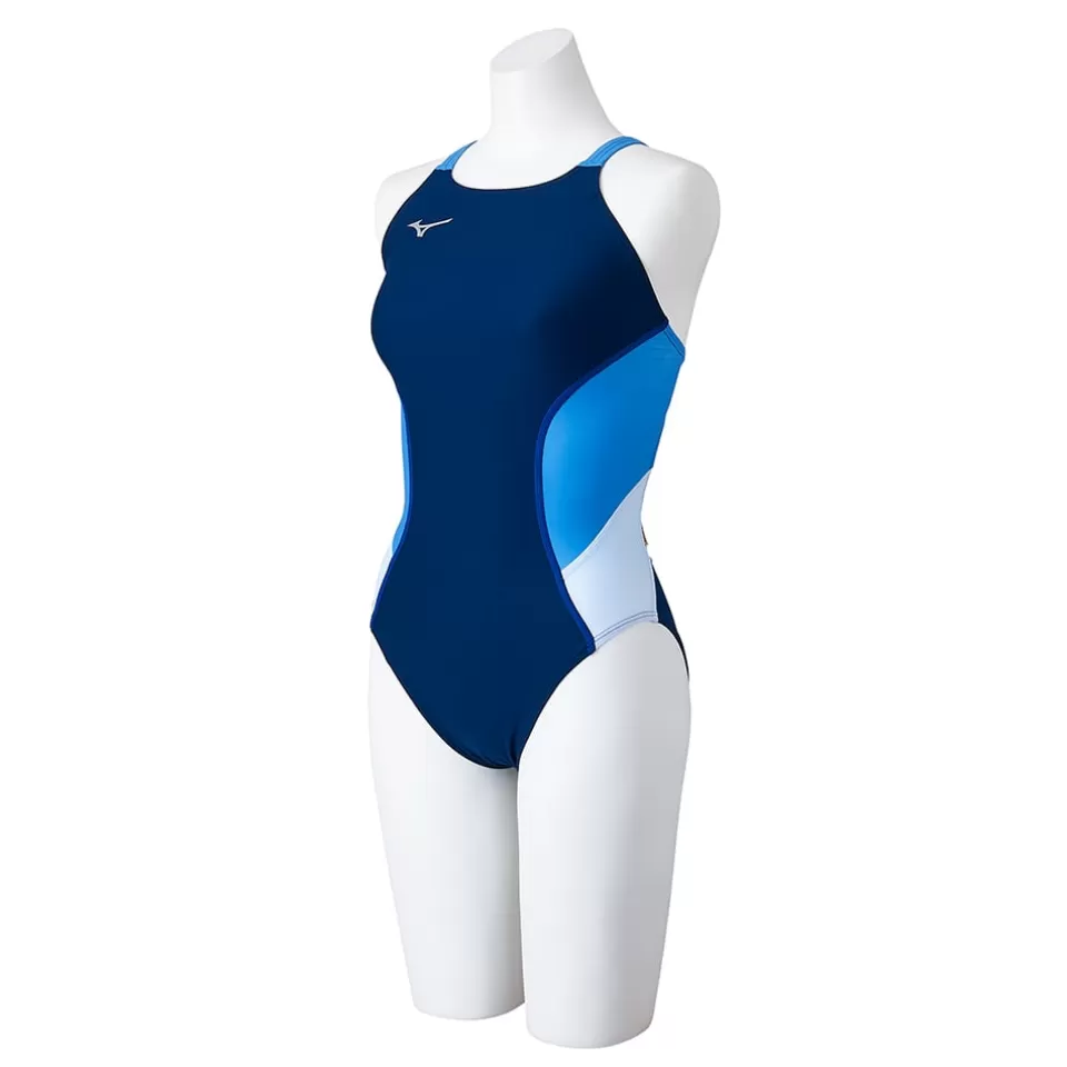 Mizuno Swimwear>EXER SUITS MEDIUM CUT FOR SWIMMING PRACTICE WOMEN