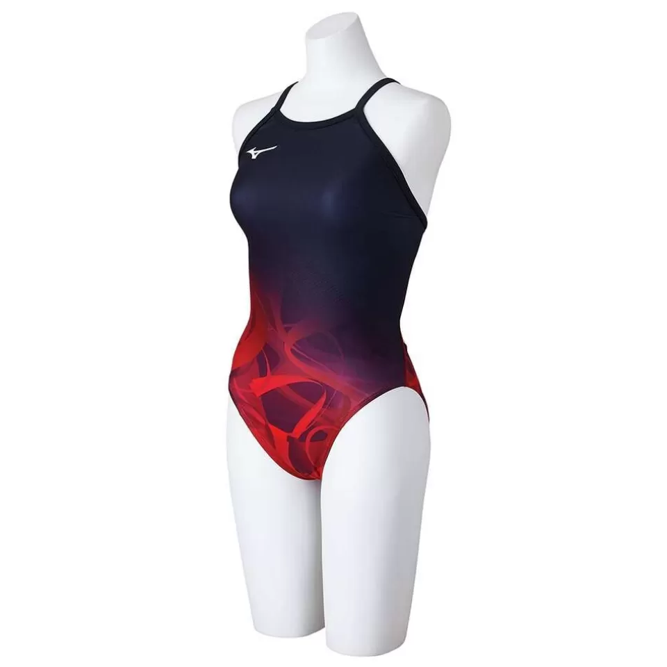 Mizuno Swimwear>EXER SUITS MEDIUM CUT FOR SWIMMING PRACTICE WOMEN