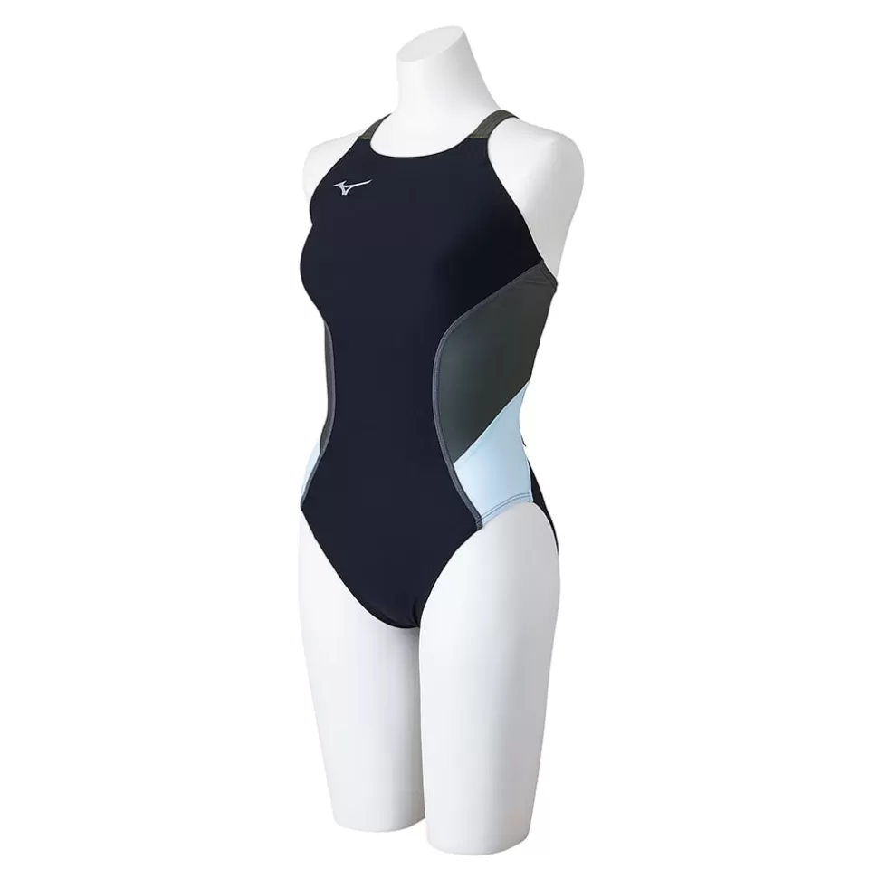 Mizuno Swimwear>EXER SUITS MEDIUM CUT FOR SWIMMING PRACTICE WOMEN