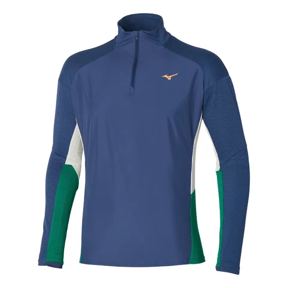 Mizuno Tops>HYBRID LONG SLEEVE TEE MEN