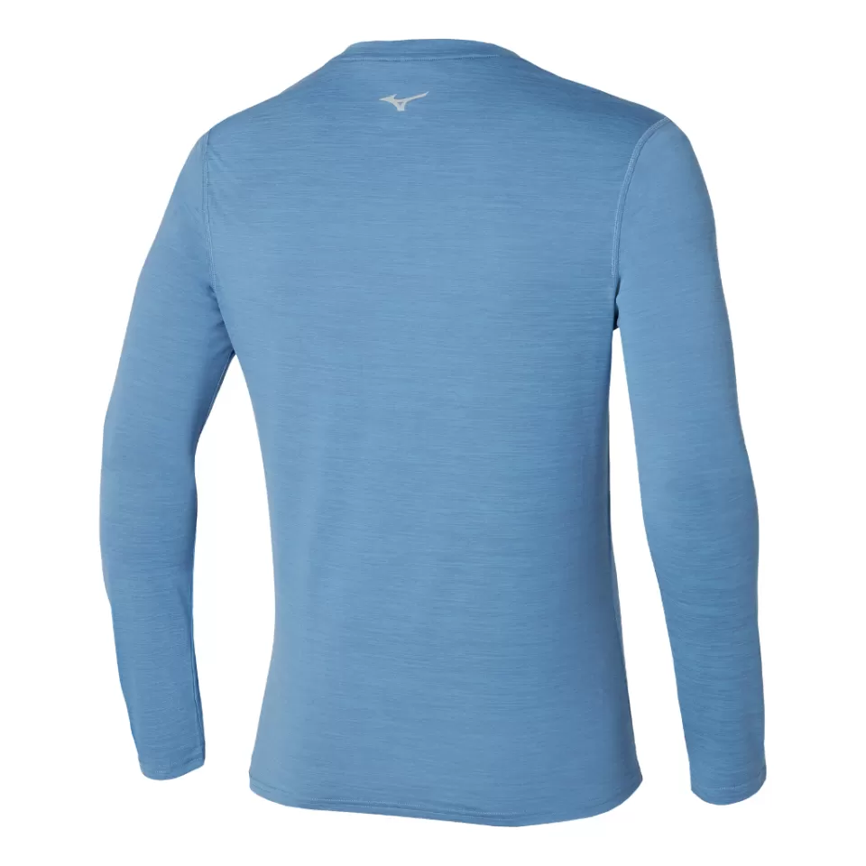 Mizuno Tops>IMPULSE CORE LS TEE MEN ParisianBlue