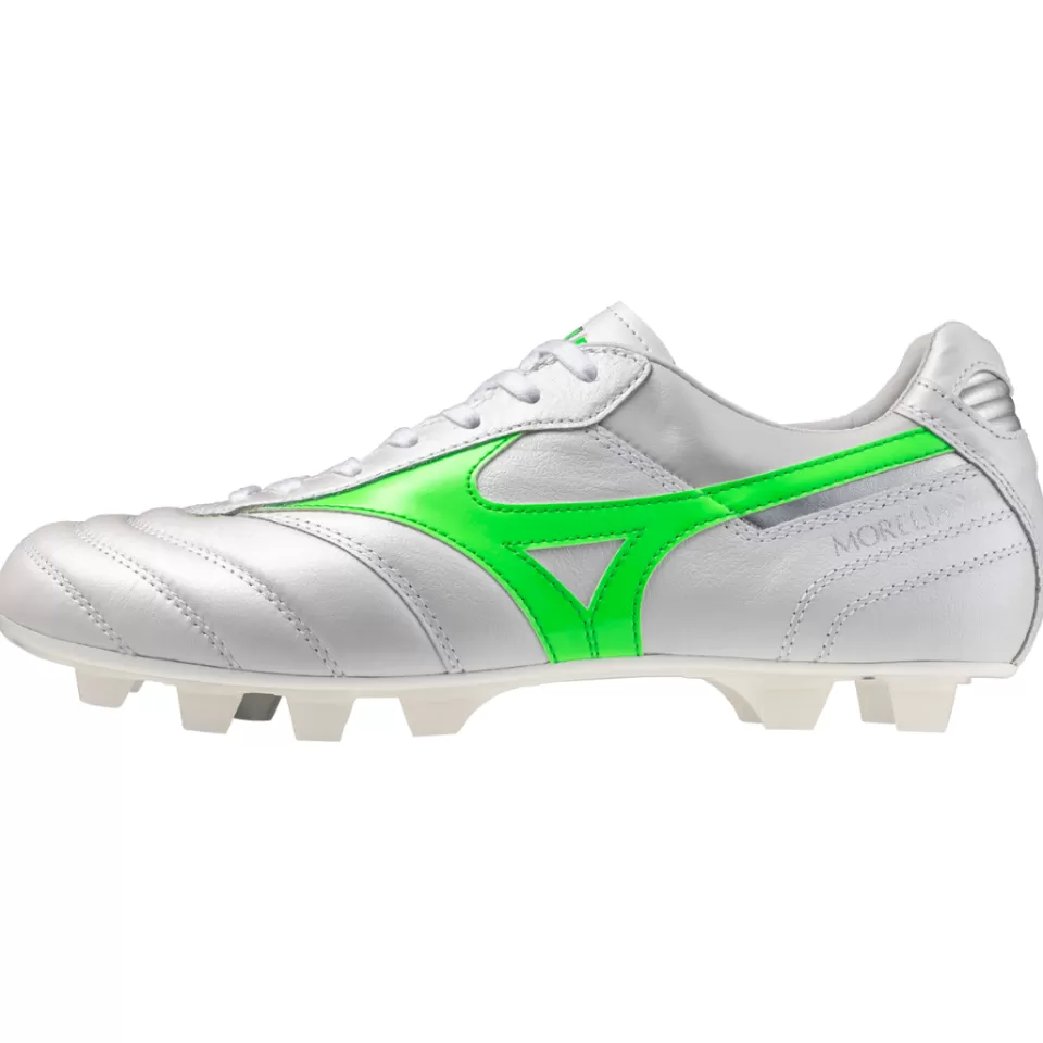 Mizuno Football | Football>MORELIA II JAPAN White/NeonGreen/GalaxySilver