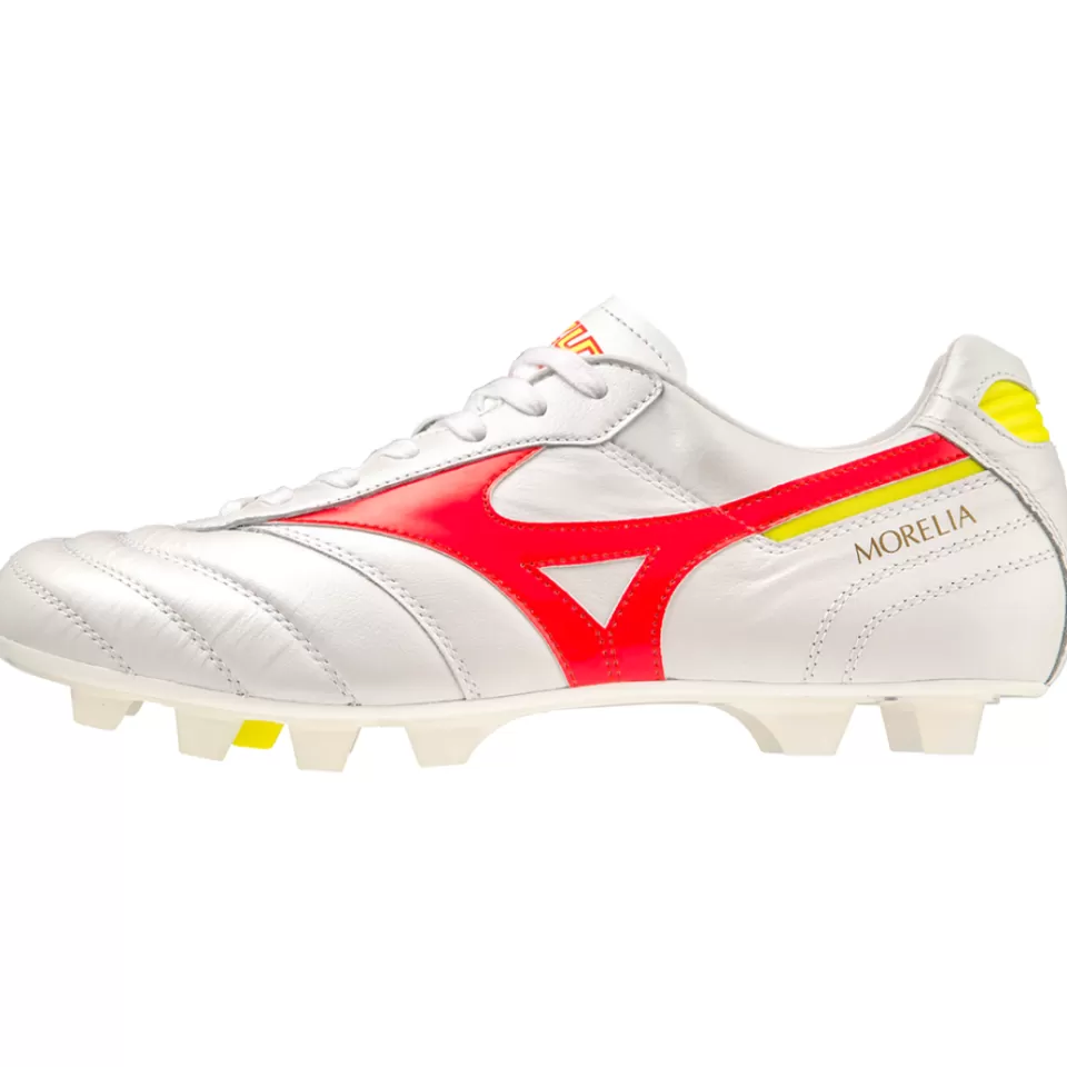 Mizuno Football | Football>MORELIA II JAPAN White/FieryCoral2/Bolt2