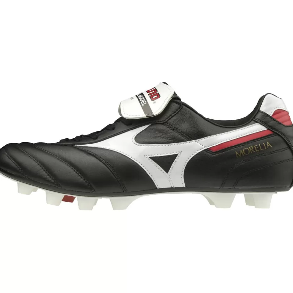 Mizuno Football | Football>MORELIA II JAPAN (FLAP TONGUE) Black/White/ChineseRed