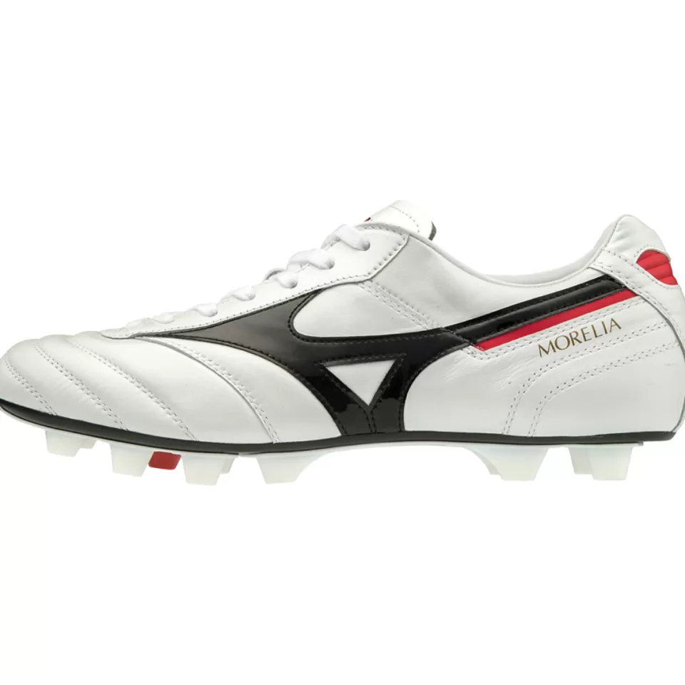 Mizuno Football | Football>MORELIA II JAPAN (SHORT TONGUE) White/Black/ChineseRed