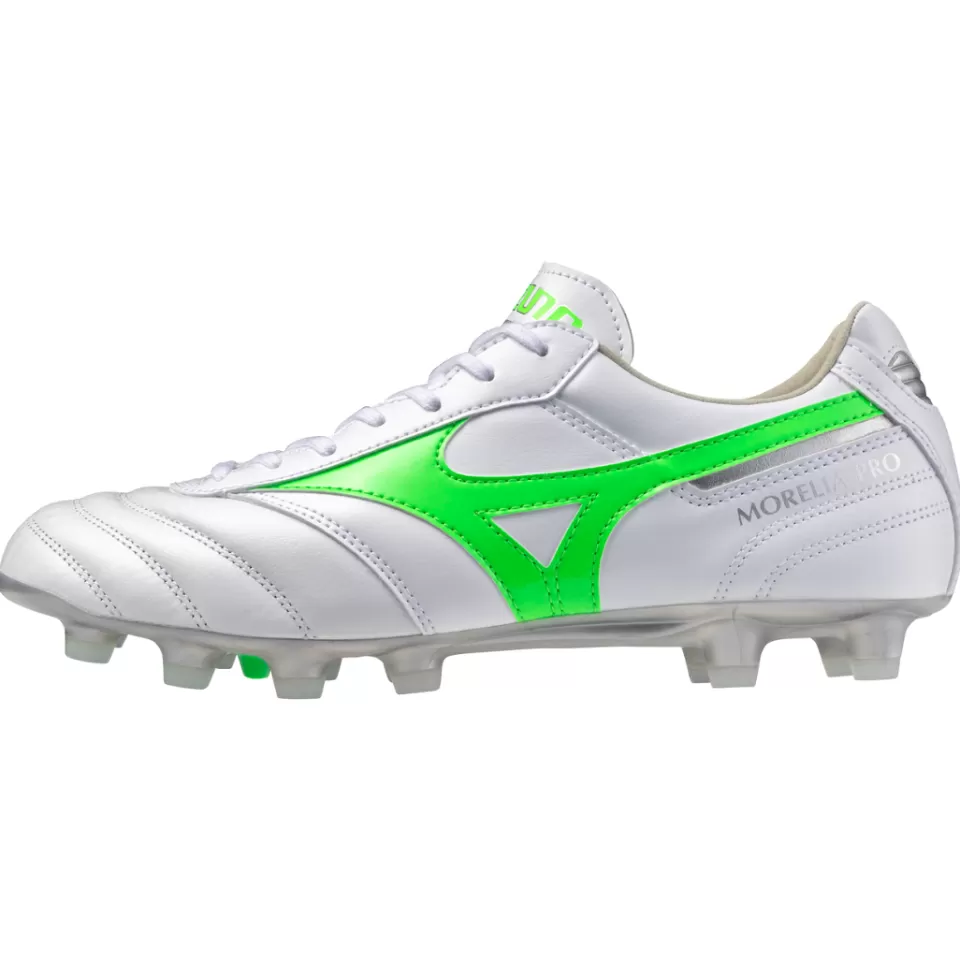 Mizuno Football | Football>MORELIA II PRO White/NeonGreen/GalaxySilver