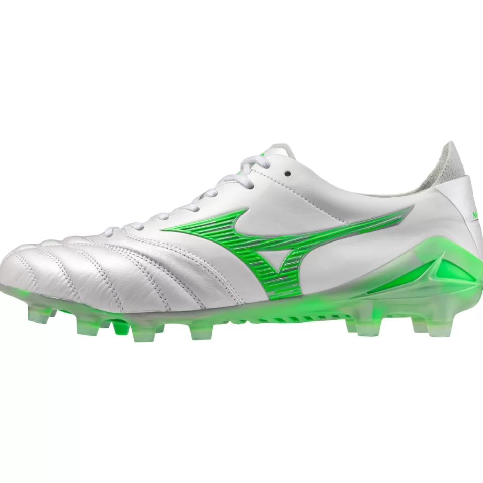 Mizuno Football | Football>MORELIA NEO IV JAPAN White/NeonGreen/CoolGray3C