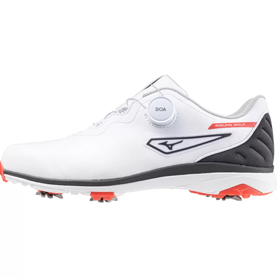 Mizuno Golf>NEXLITE ULTRAWIDE BOA 5E WIDE MEN White/Black