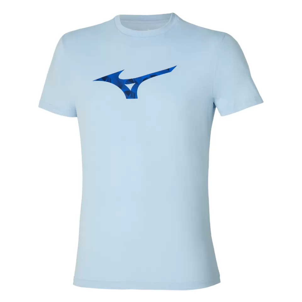 Mizuno Tops>SEASONAL BLUE GRAPHIC TEE MEN