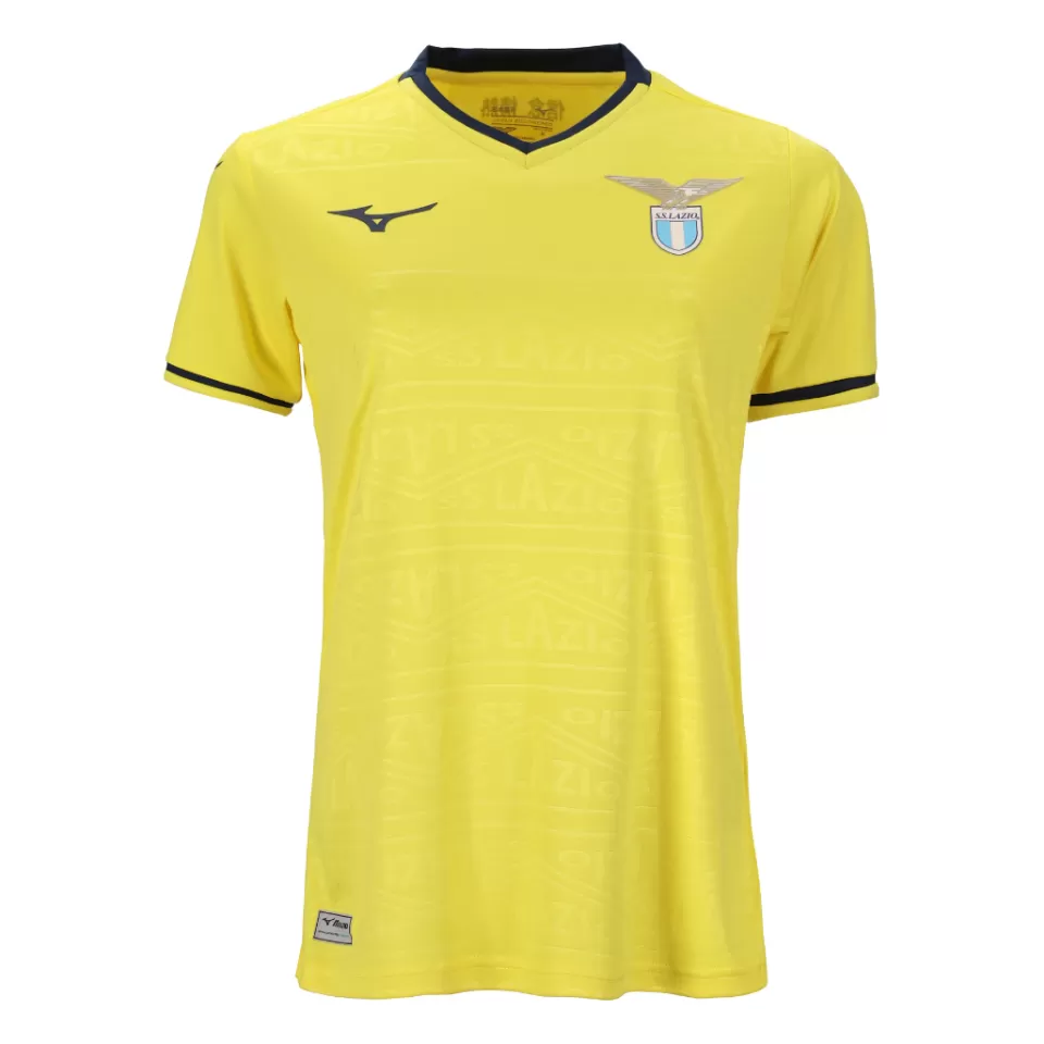 Mizuno Tops>S.S. LAZIO AWAY JERSEY 24/25 MEN TuscanYellow