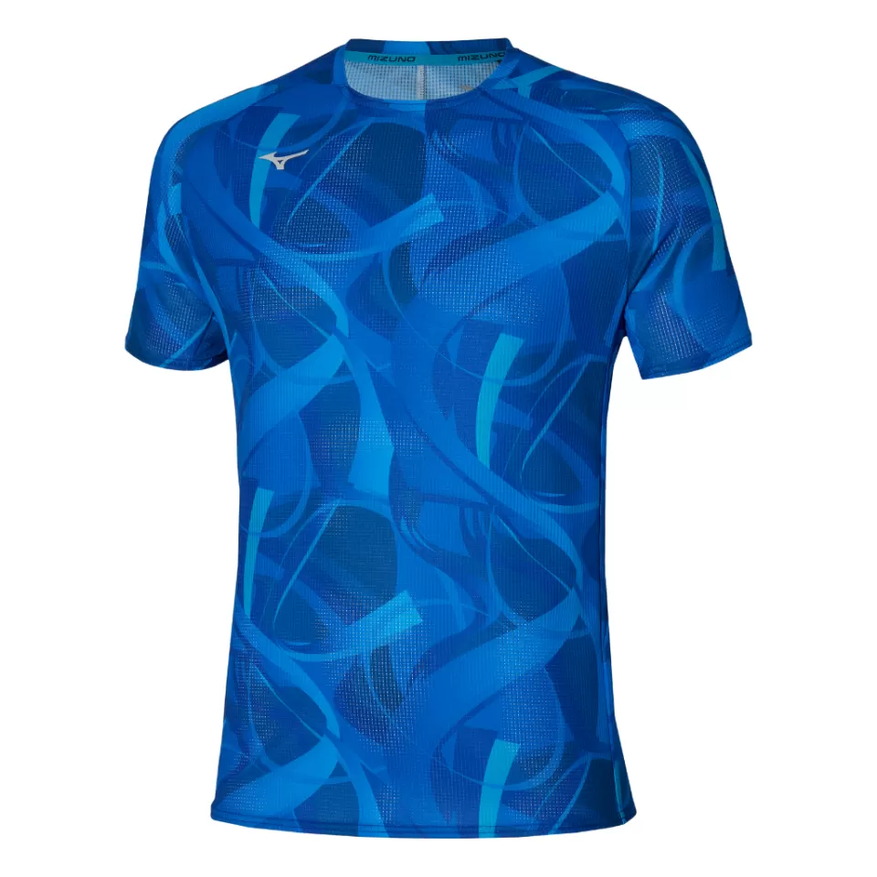 Mizuno Tops>TRAINING DRYAEROFLOW TEE MEN