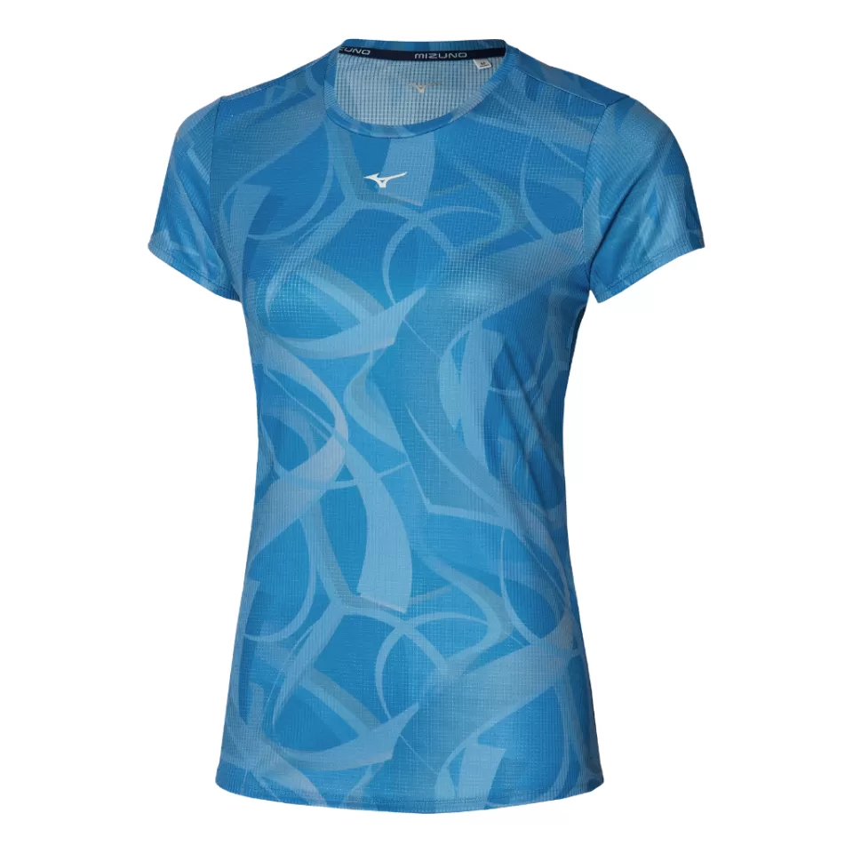 Mizuno Tops>TRAINING DRYAEROFLOW TEE WOMEN