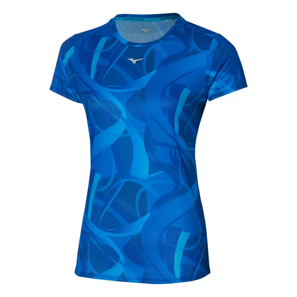 Mizuno Tops>TRAINING DRYAEROFLOW TEE WOMEN