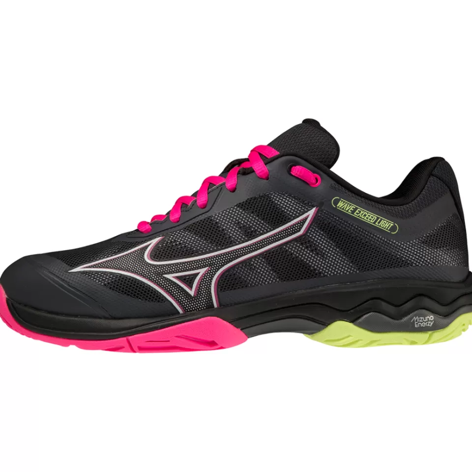 Mizuno Tennis | Tennis>WAVE EXCEED LIGHT AC WOMEN Ebony/PinkGlo/NeoLime