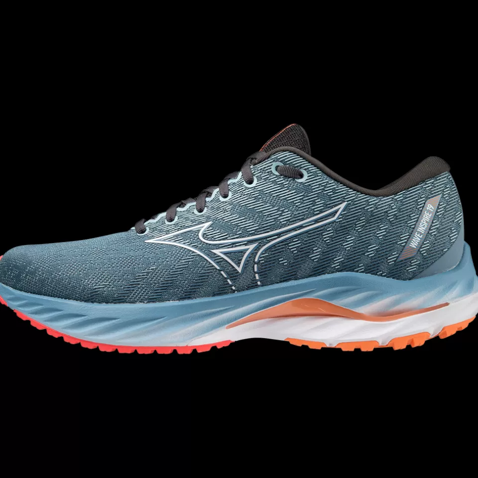 Mizuno Wide Shoes>WAVE INSPIRE 19 2E WIDE MEN