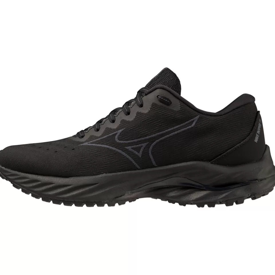 Mizuno Running | Wide Shoes>WAVE INSPIRE 19 SSW D WIDE WOMEN Black/StormyWeather/OmbreBlue