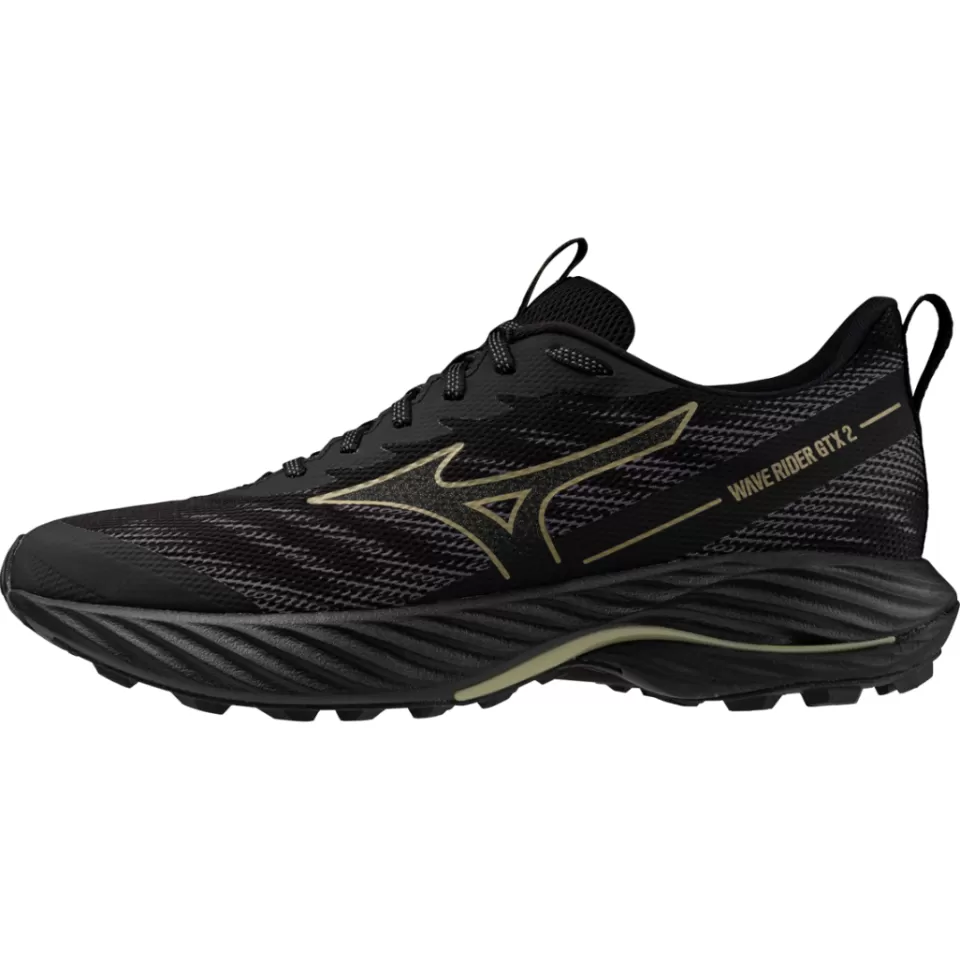 Mizuno Running | Wide Shoes>WAVE RIDER GTX 2 2E WIDE MEN Black/Glodenhalo/QuietShade